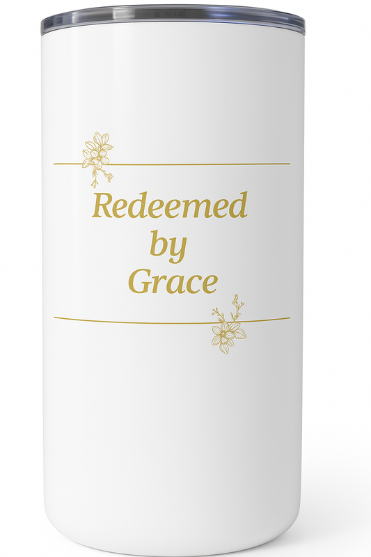 Redeemed by Grace 30-Day Healing Journal (Spiral Bound) w/20oz Tumbler