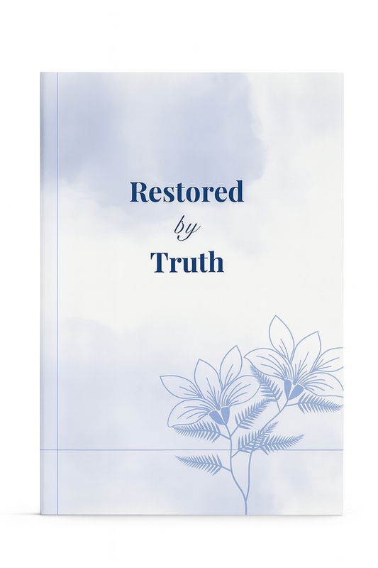 Restored by Truth: A 31-Day Journal for Survivors of Sexual Trauma (Hardcover)