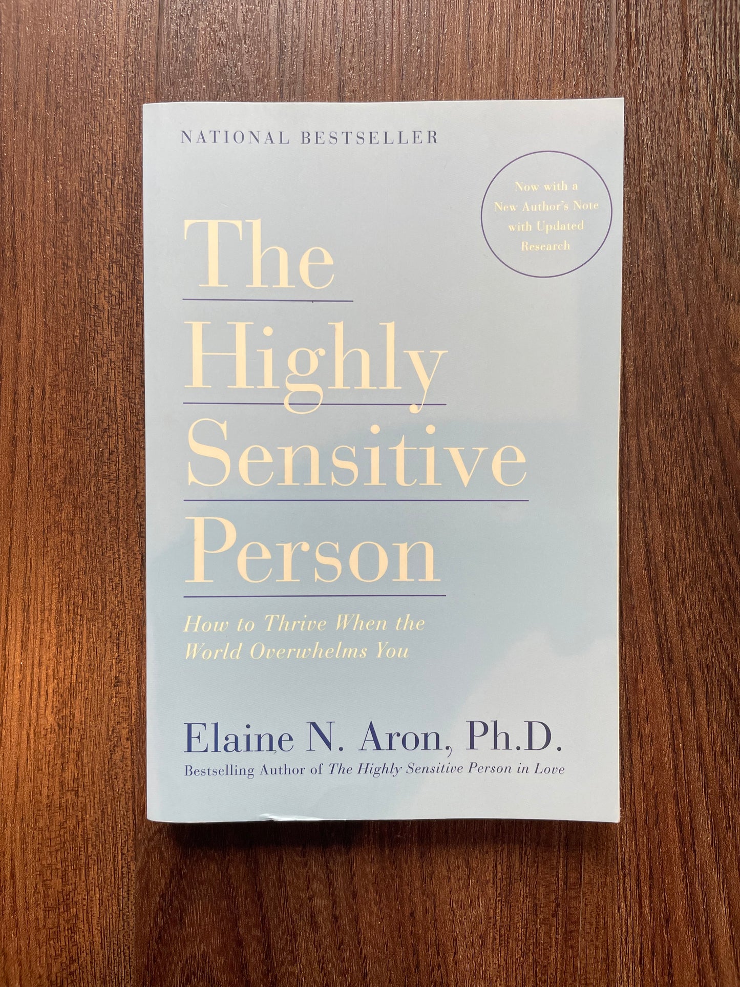 “The Highly Sensitive Person” by Dr. Elaine N. Aron