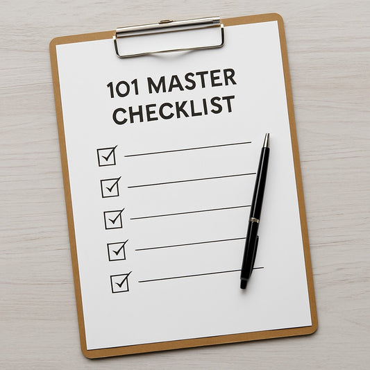 101 Master Checklist
