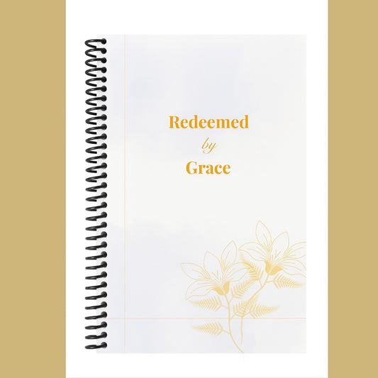 Redeemed by Grace 30-Day Healing Journal (Spiral Bound) w/Candle