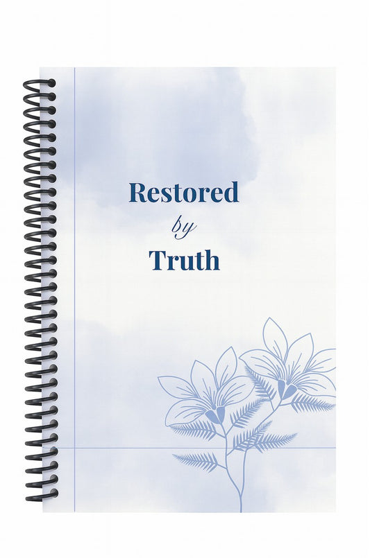 Restored by Truth 31-Day Healing Journal (Spiral Bound) w/Candle