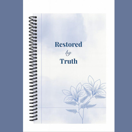 Restored by Truth 31-Day Healing Journal (Spiral Bound) w/Candle