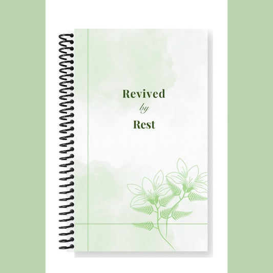Revived by Rest: A 31-Day Journal for Finding Permission Without Guilt (Spiral Bound)